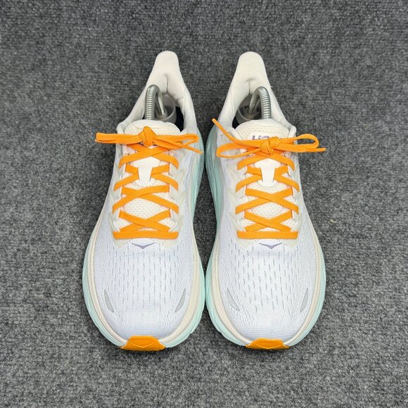 Hoka Clifton 8 Running Shoes Women's 9.5 Blanc De Blanc Athletic Run Training - Picture 3 of 13